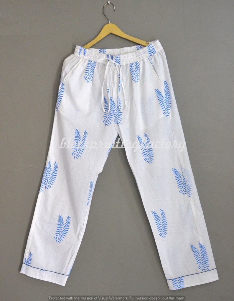 Anokhi Printed Cotton Pyjama Set, Indian 100 Pure Cotton Pyjamas