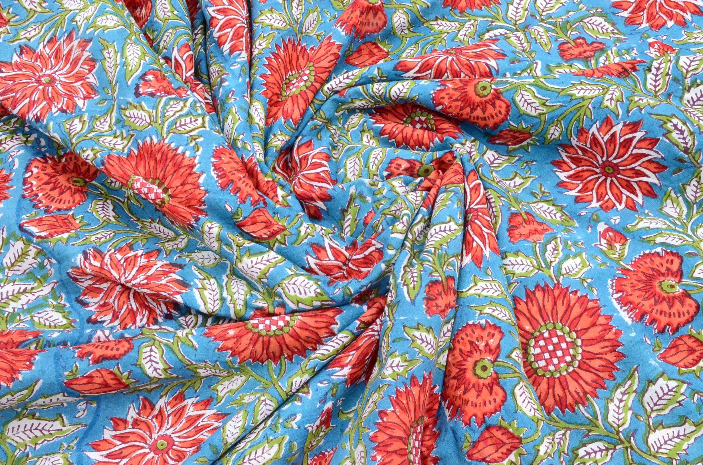 block print cotton dress material Amazon.com: Hand Block Printed Indian Soft Cotton Fabric by The Yard, Printed Flower Fabric for Kurti, Dress, Material (10 Yards) : Arts, Crafts & Sewing