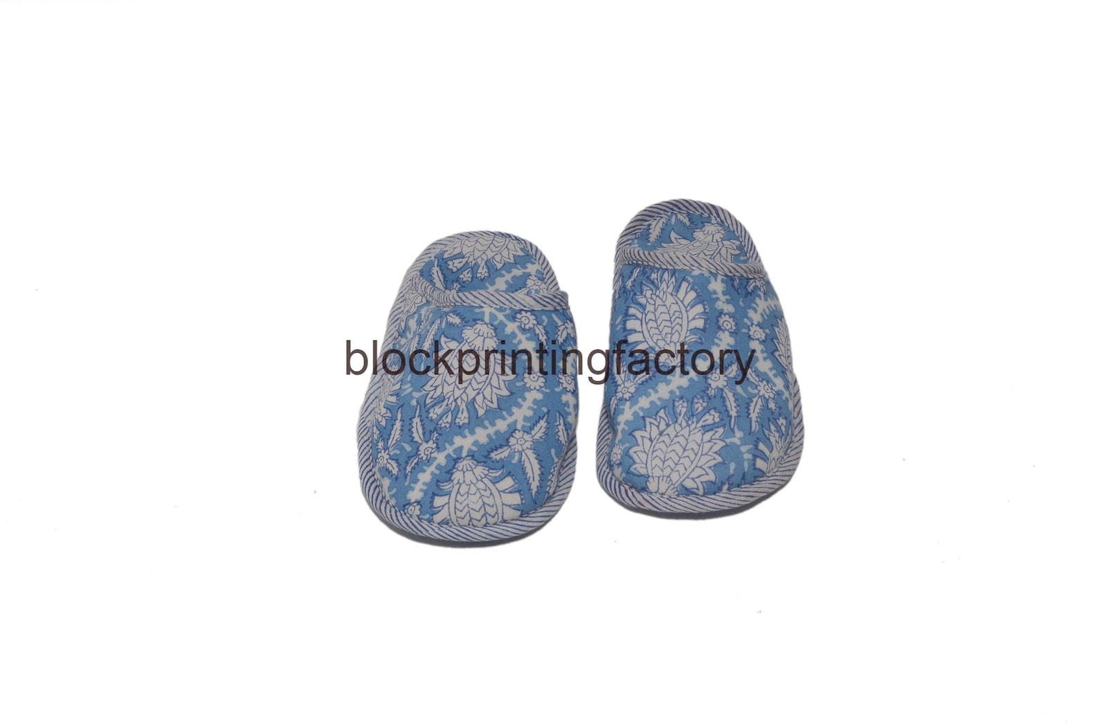 Cotton Quilted Washable Indoor Slippers Floral Soft Thin Light Etsy