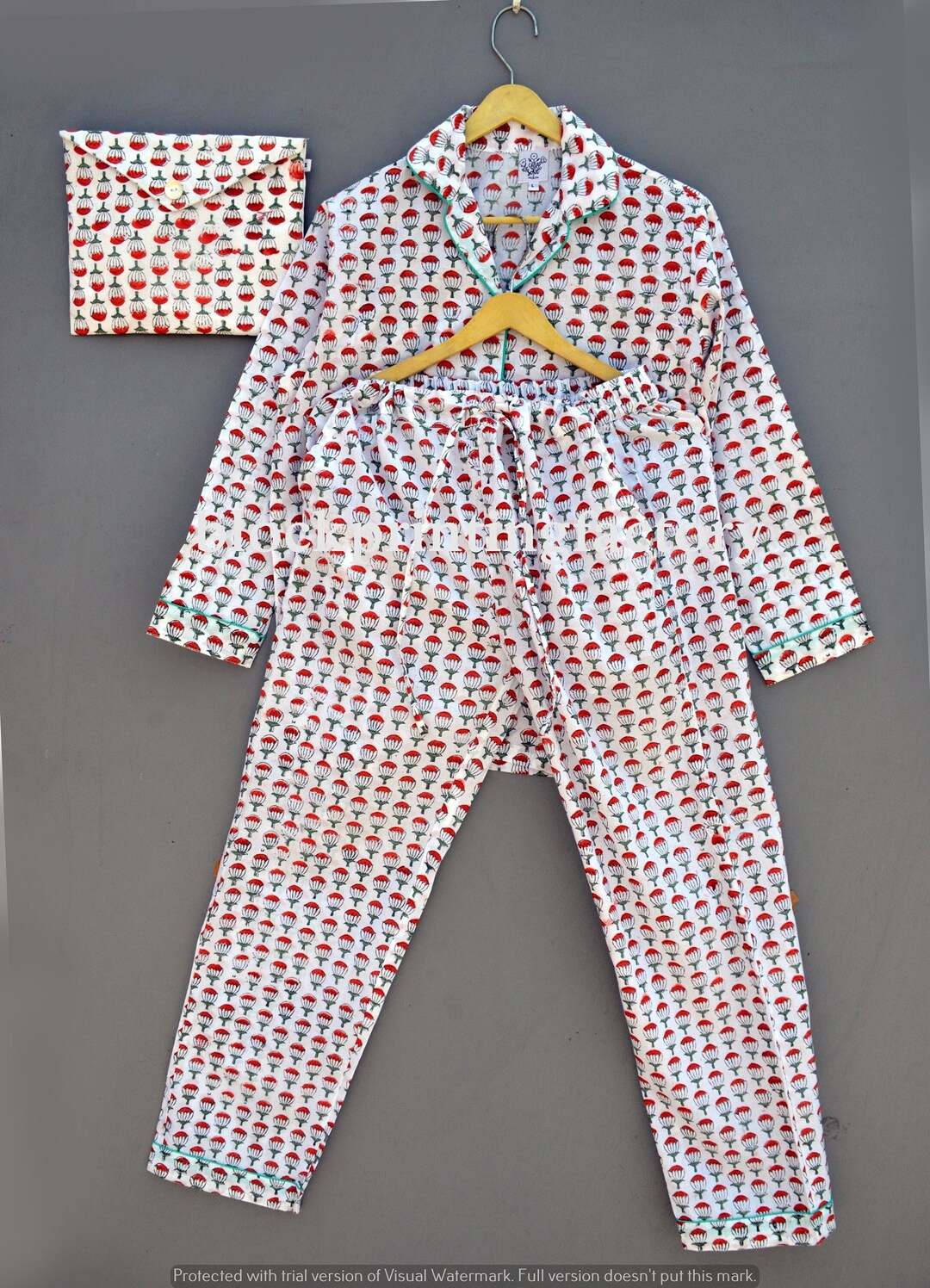 New Cotton Pajama Set, Women's Pure Cotton Pj's, Ultra Soft Cotton ...