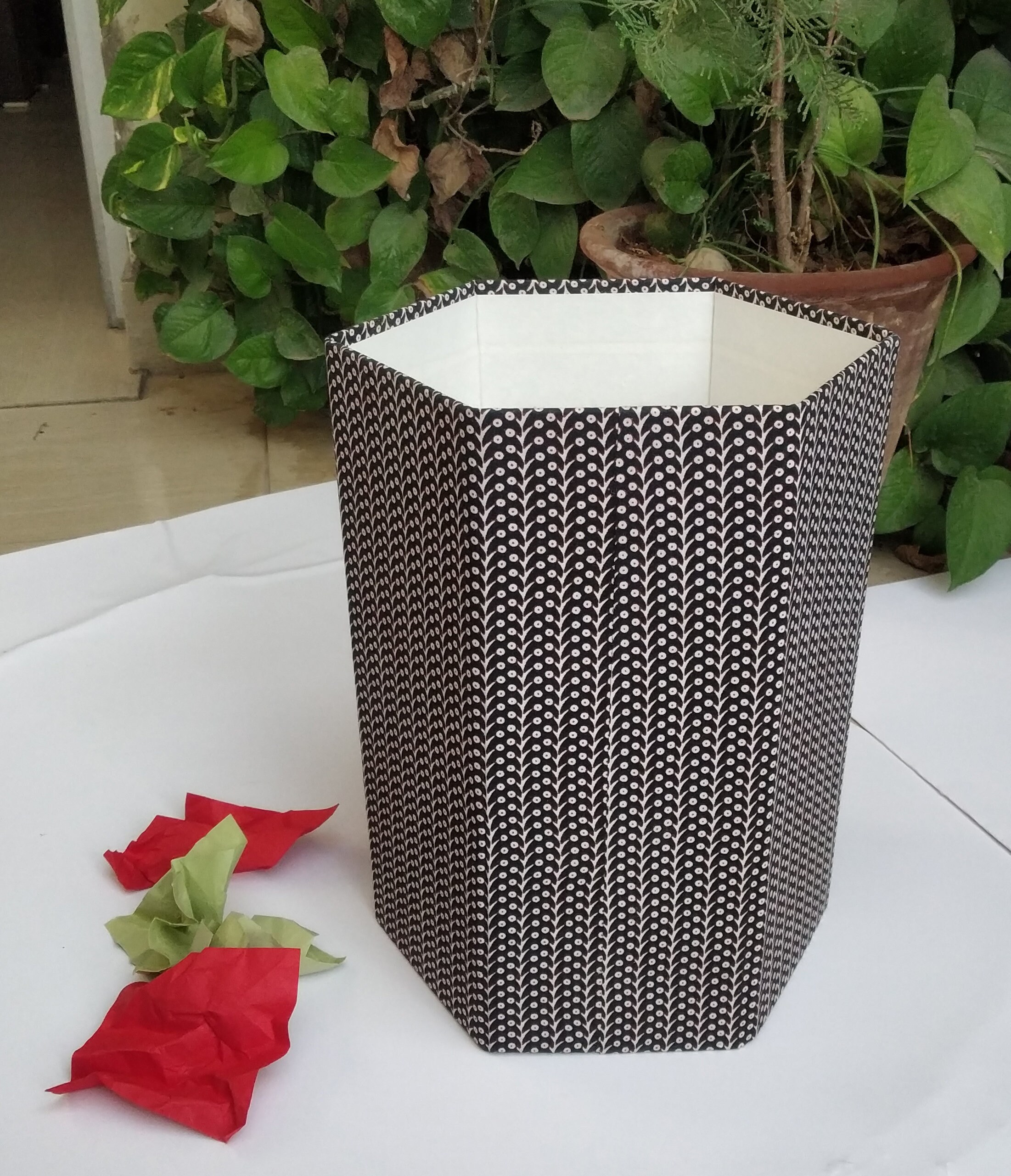 Abfalleimer Studie Zimmer Mülleimer handgemacht gedruckt | Etsy