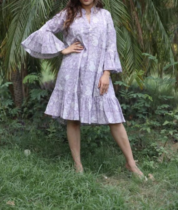 open lace back dress Coverup for Women | Purple Swim Coverup for Women main image 1