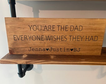 Rustic Fathers Day Dad gift Wood Look Home Decor 10x12 Metal Sign SS1242 Rustic Fathers Day Dad gift Wood Look Home Decor 10x12 Metal Sign SS1242