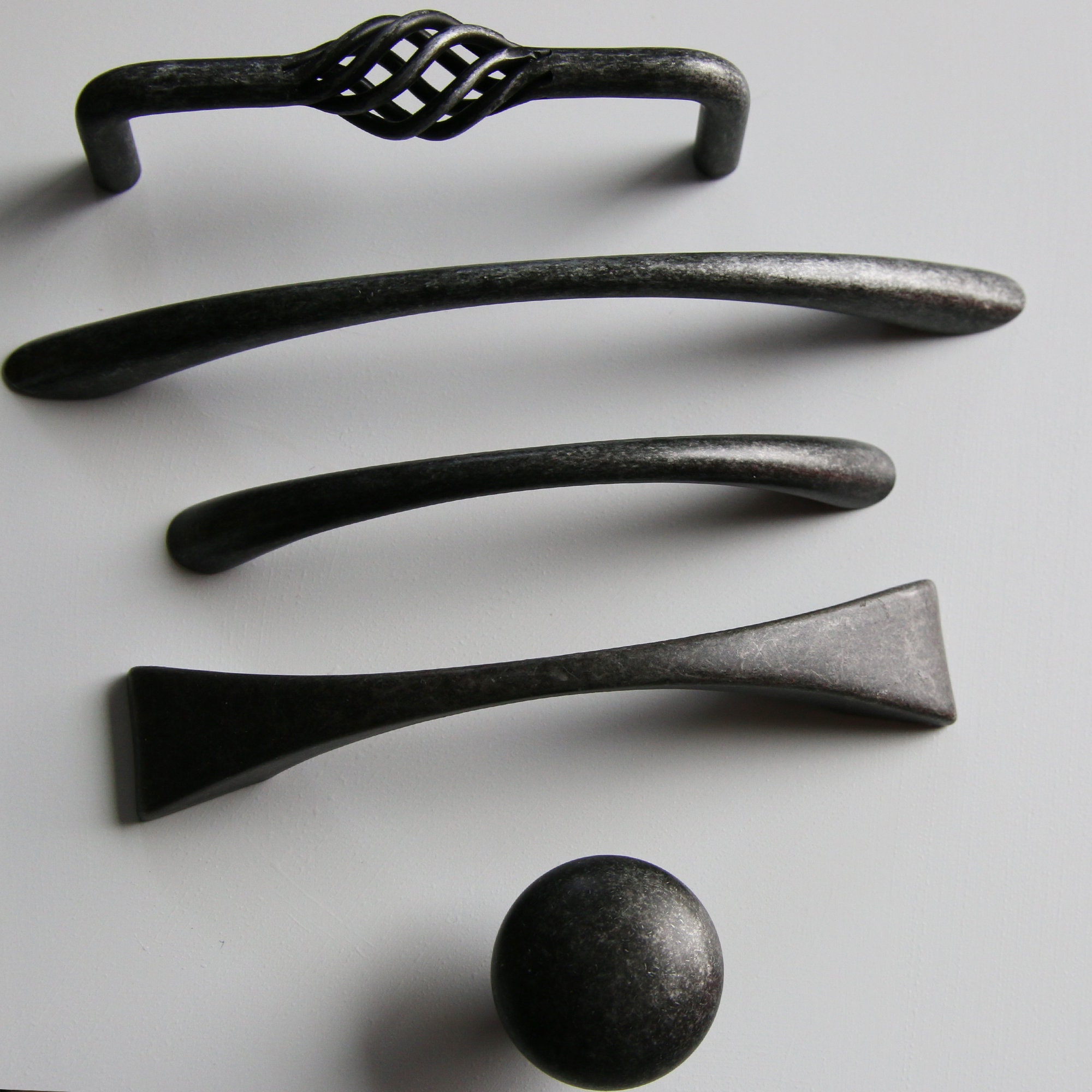 Tirón moderno de gabinete de arco de curva completa | Etsy