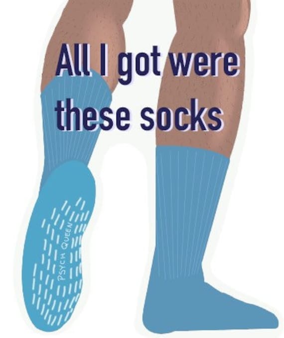 Grippy Socks Mental Hospital