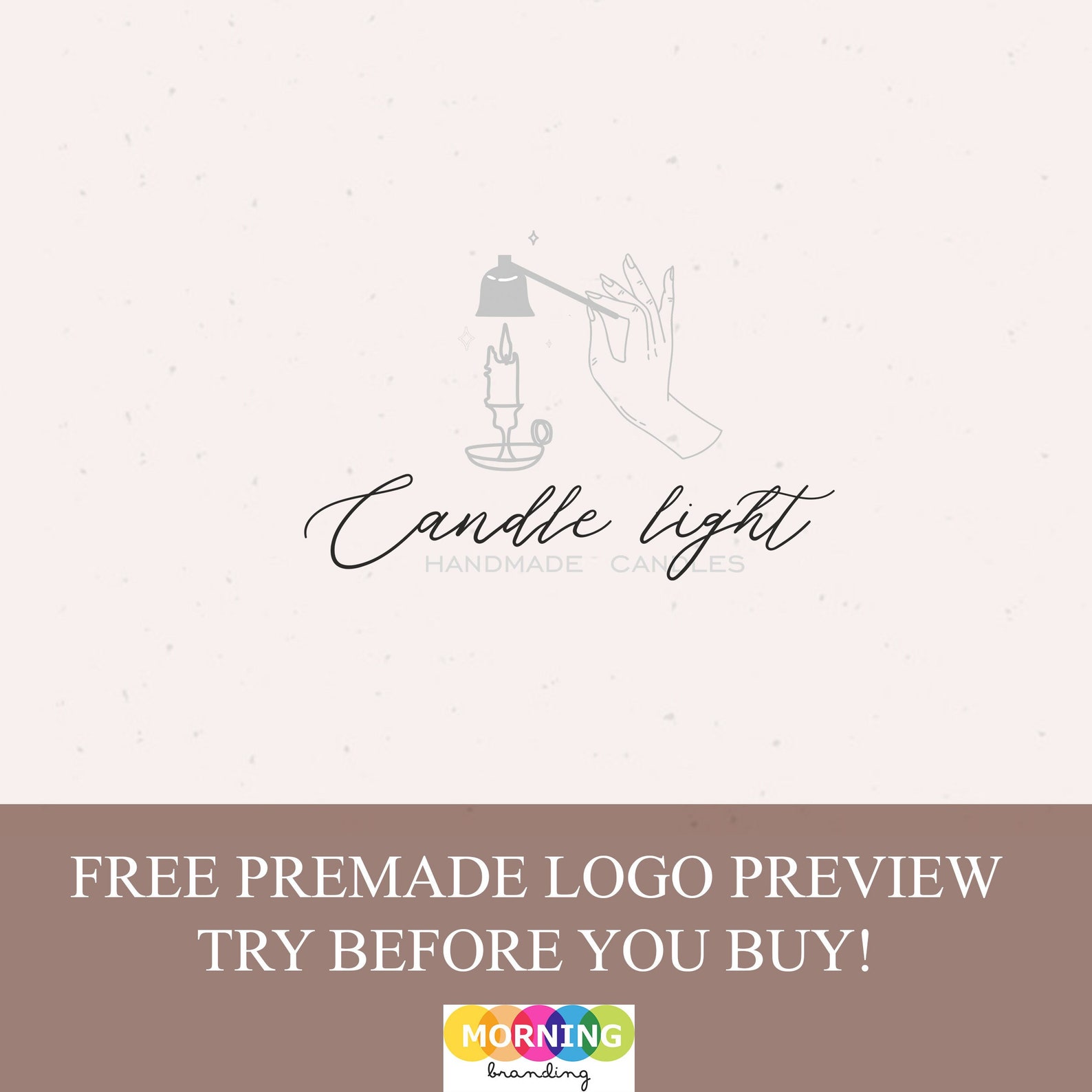 Candle Business Logo, Candle Logo, Candle Shop Logo, Skincare Logo,gold ...