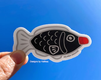 Shoyu Izakaya Fish Container Vinyl Sticker | Soy Sauce Fish Container | Japanese Sushi Soy Sauce Container