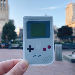 Gameboy Classic Vinyl Die-Cut Sticker | Vinyl Sticker | 80s Sticker | Retro sticker | Vintage sticker