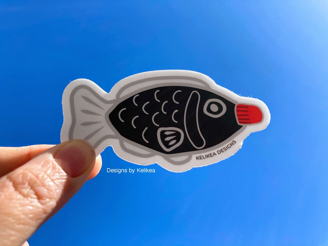 Shoyu Izakaya Fish Container Vinyl Sticker Soy Sauce Fish Container