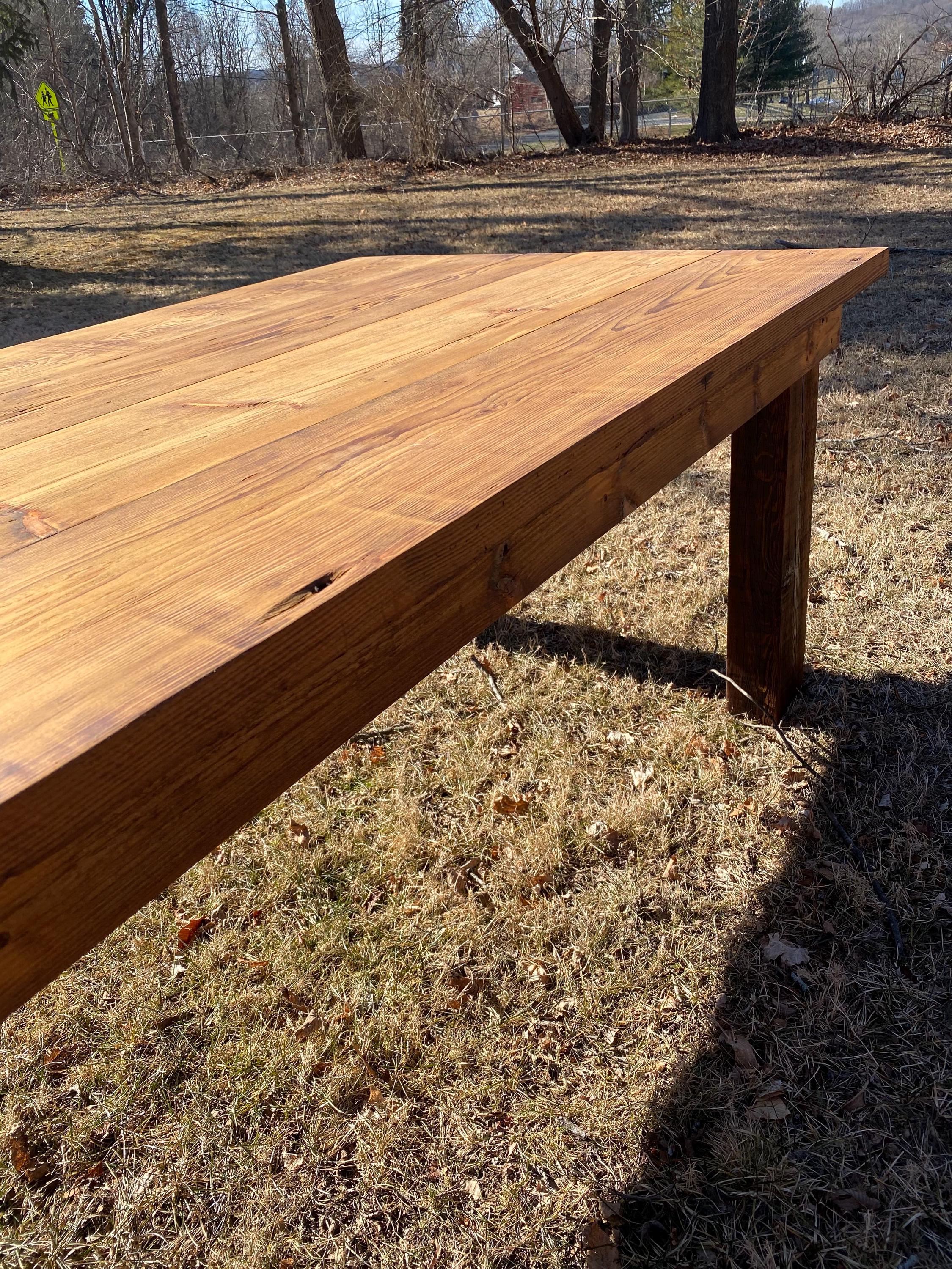 Handmade Reclaimed Barn Wood Farmhouse Dining Table - Etsy
