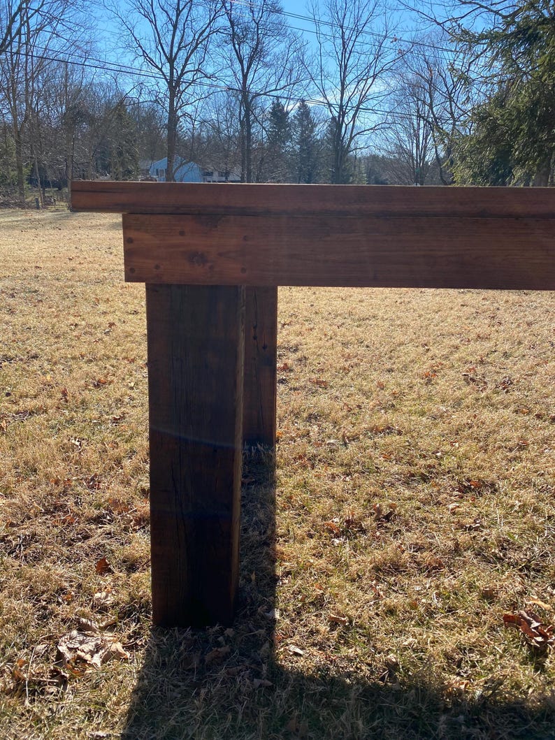 Handmade Reclaimed Barn Wood Farmhouse Dining Table - Etsy