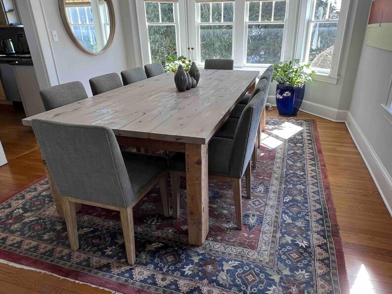 Handmade Reclaimed Barn Wood Farmhouse Dining Table - Etsy