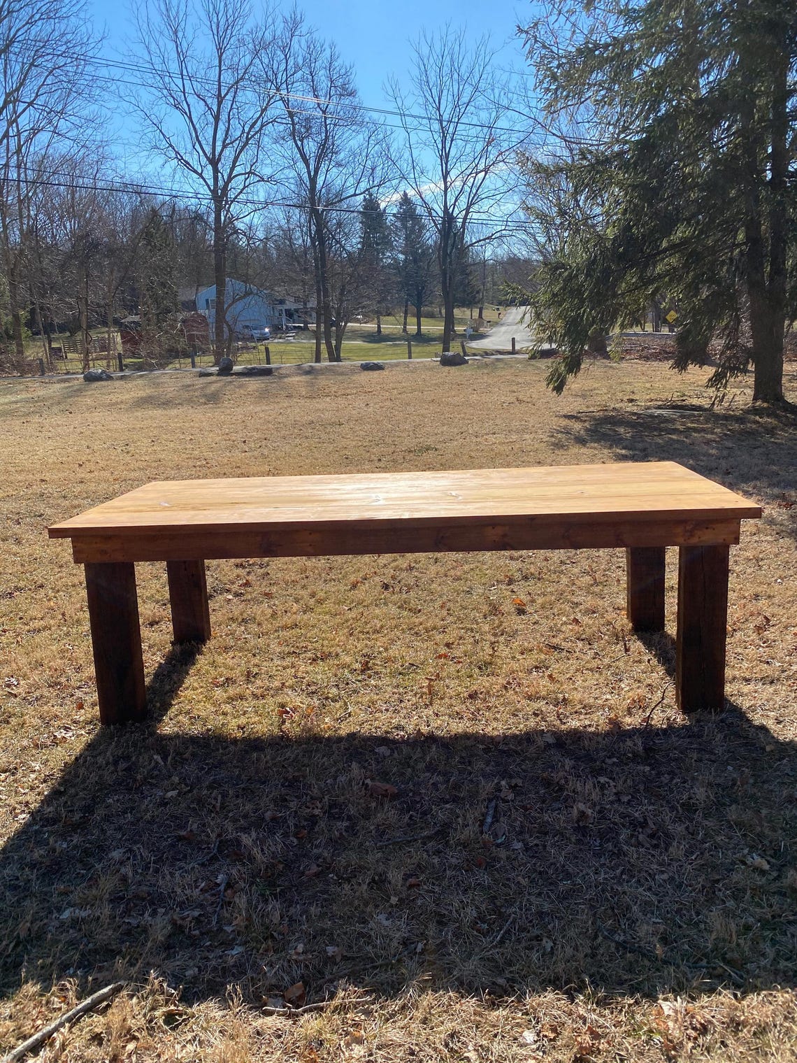 Handmade Reclaimed Barn Wood Farmhouse Dining Table - Etsy