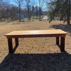 Handmade Reclaimed Barn Wood Farmhouse Dining Table - Etsy