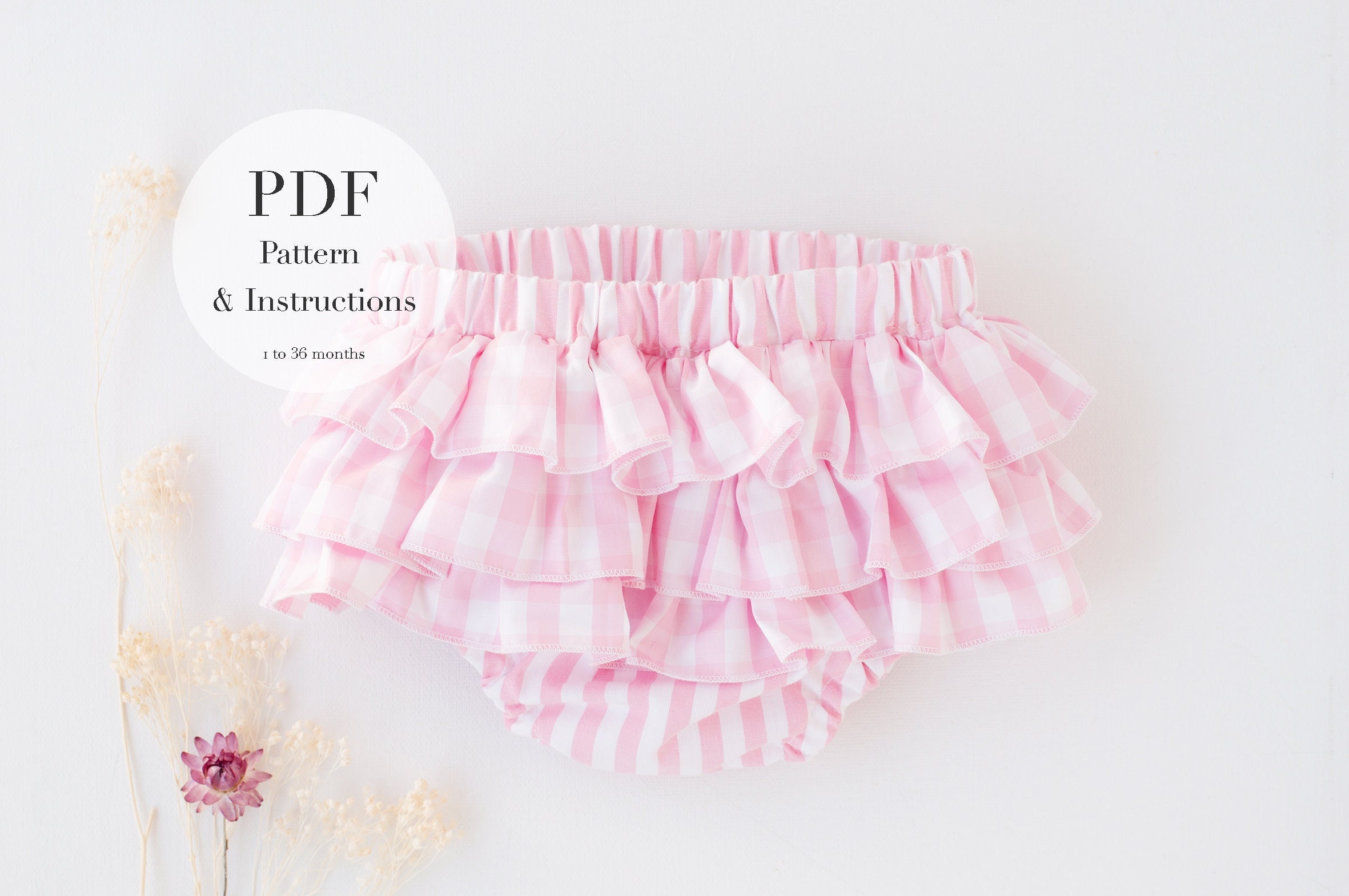 Ruffle Diaper Cover 