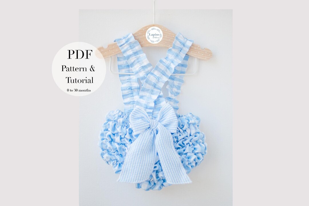 Baby Swimsuit Sewing Pattern: Beach Romper (PDF Pattern) - Etsy