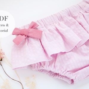 Baby panty PDF sewing pattern | Bloomer PDF pattern & tutorial l Diaper Cover | Toddlers panties PDF Sewing Pattern l Sizes 1 to 36 months