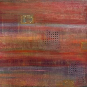 Abstract Art Original Painting Contemporary Artwork 34X33 Wall Decor for Livingroom, Diningroom, Bedroom Entryway Housewarming Gift for Home