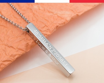 collier personnalisé pour homme