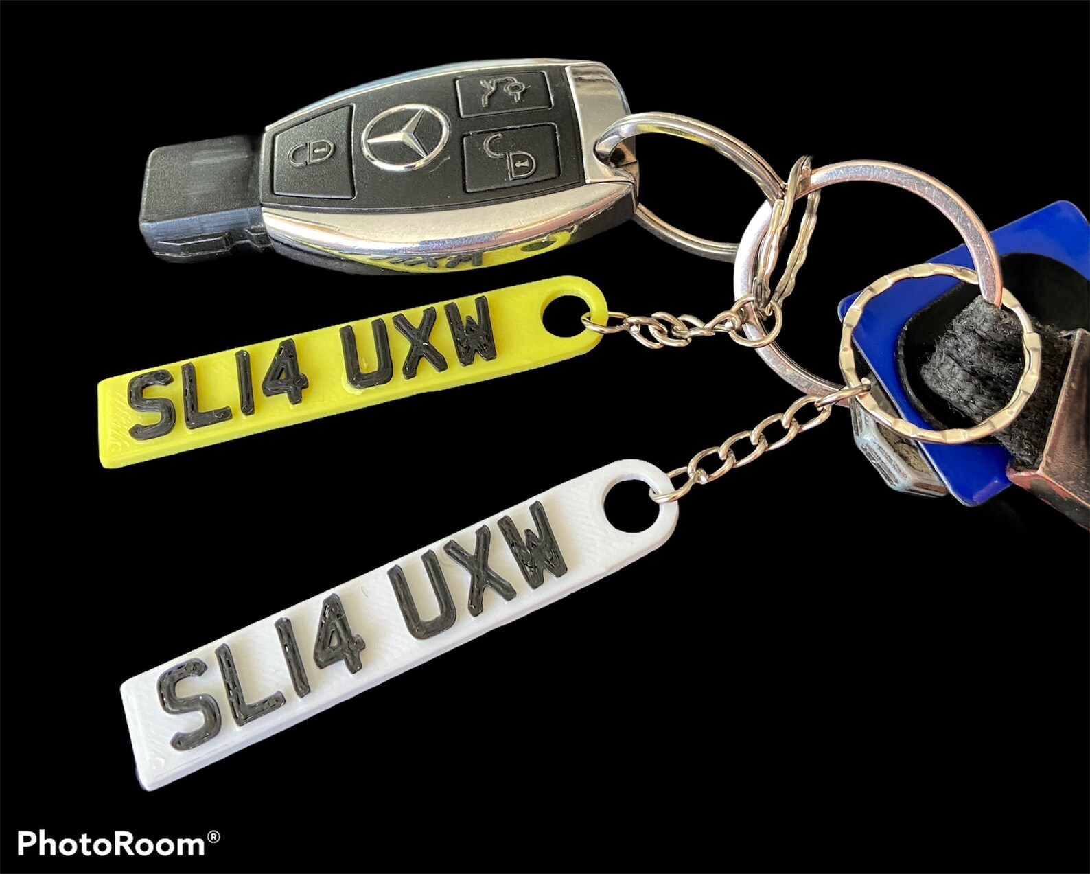 Personalised 4D number plate keychain any reg. Etsy