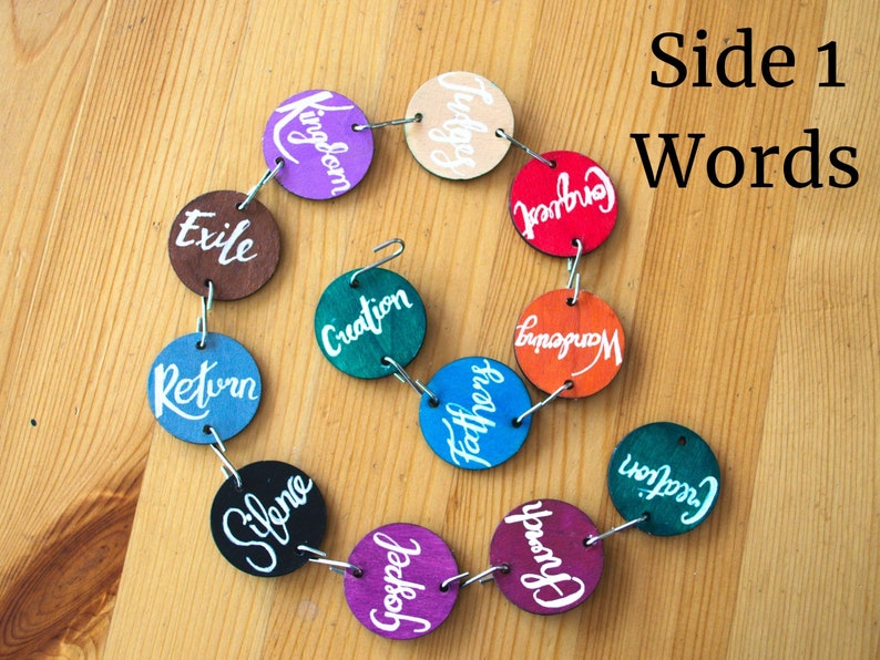 Bible Garland Bible Story Path Garland Bible Education Etsy