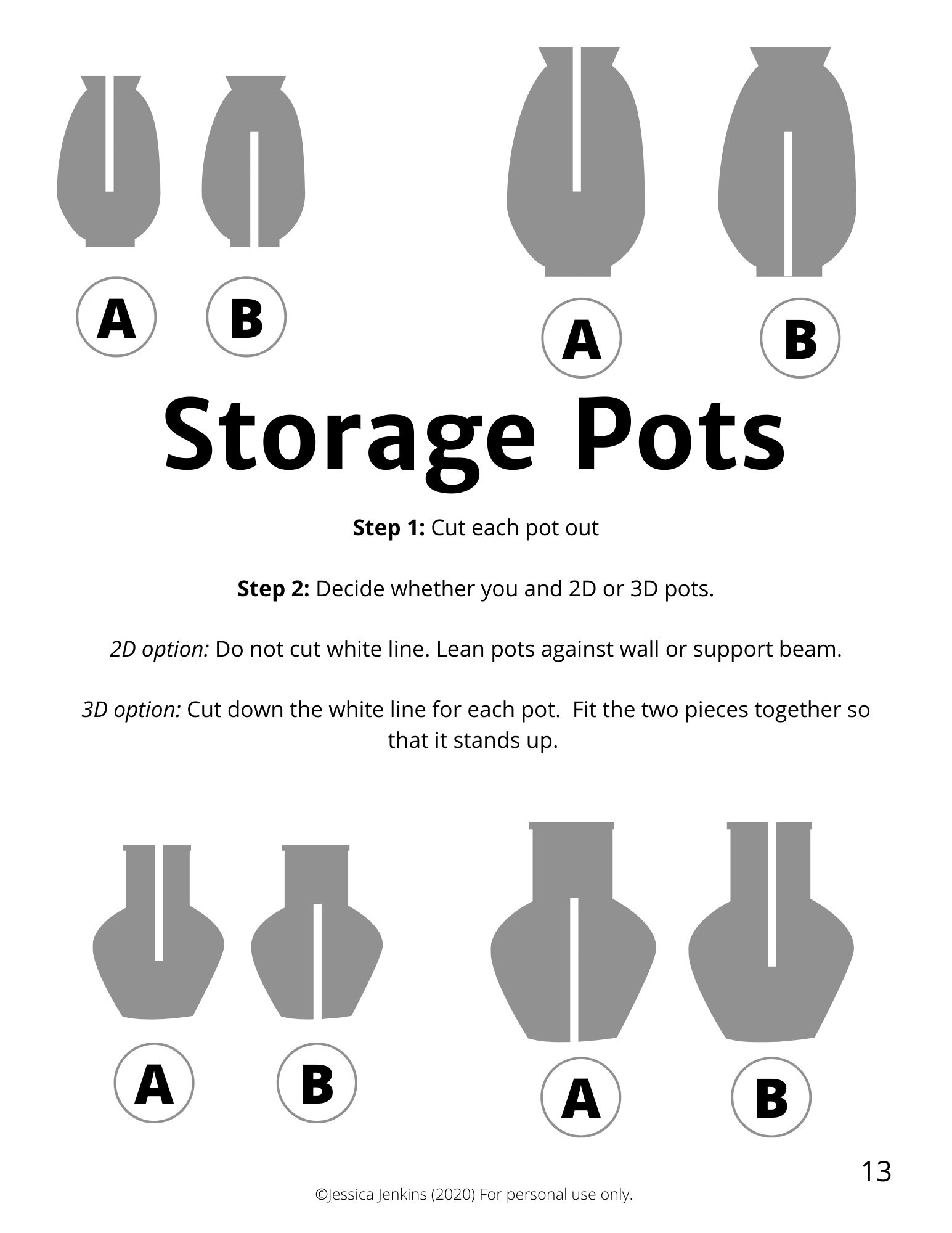 Historical Nativity House PLANS, 1st Century House Plans, Doll House