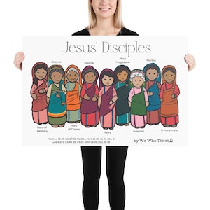 Female Disciples Poster, Historically Accurate Women of the Bible