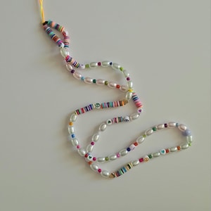 90's Y2K Style Handmade Beaded Phone Strap Phone Charm Phone Accessories Lanyard Camera Crossbody Extra Long Strap