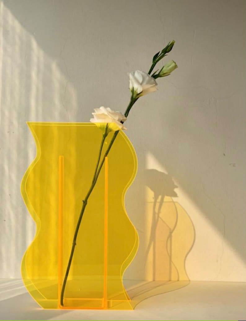 yellow vase