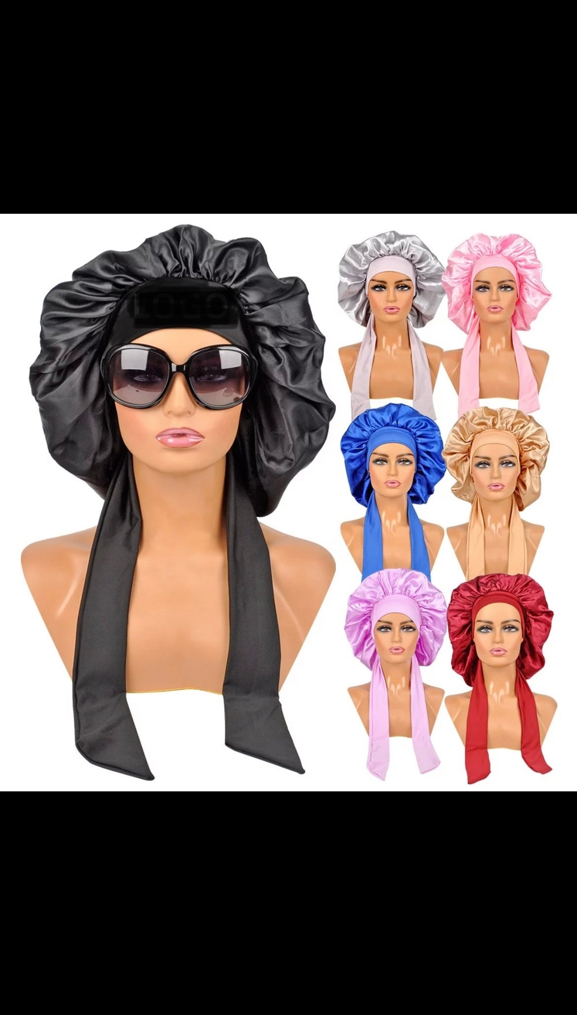 Vuitton & Other Luxury Designer Inspired Hair Bonnets – J. Nicole Extensions