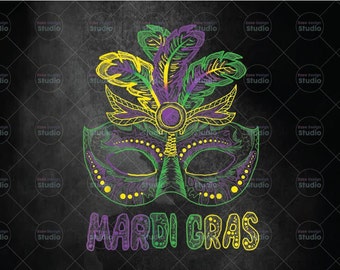 Cricut Cut Files MG018 -Personal and Commercial Use Mardi Gras Jester Mask SVG DXF Mardi Gras svg Silhouette Cut Files Carnival svg