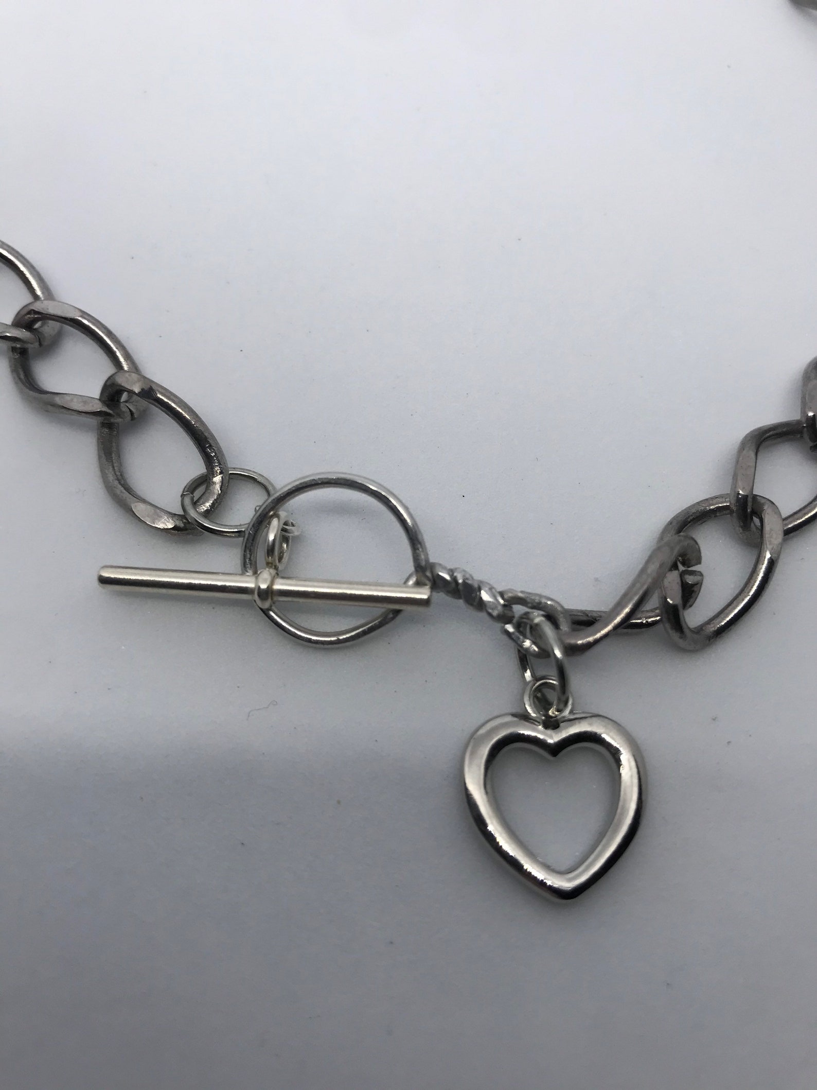Elle Woods Heart Chain Set necklace/bracelet | Etsy