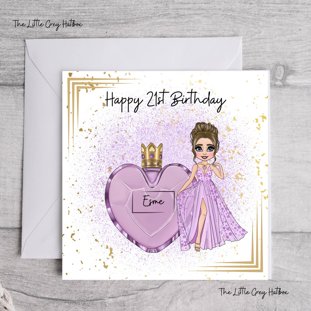 Personalised Fragrance Inspired Card. - Etsy