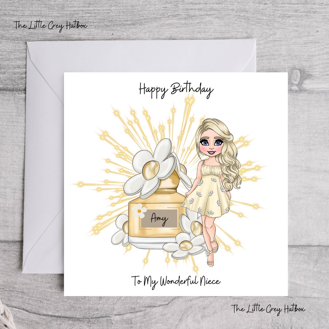 Personalised Fragrance Inspired Card. - Etsy