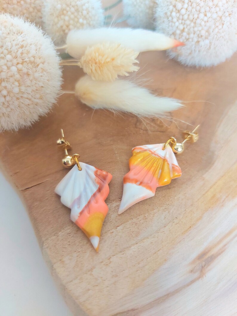 Puocaon Transferblätter Mit Floralem Design – 18 Blätter Für Polymerton, Perfekt Für Ohrringe & Schmuck