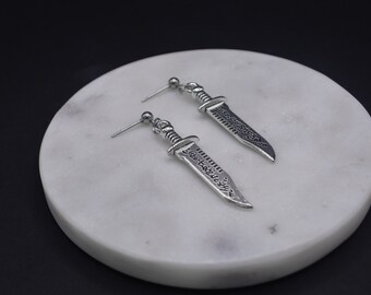 送税込【CRAFTD London】Dagger Earring ピアス Single (2色) ♪ Sf05ec394706640c78ba30c2afceae