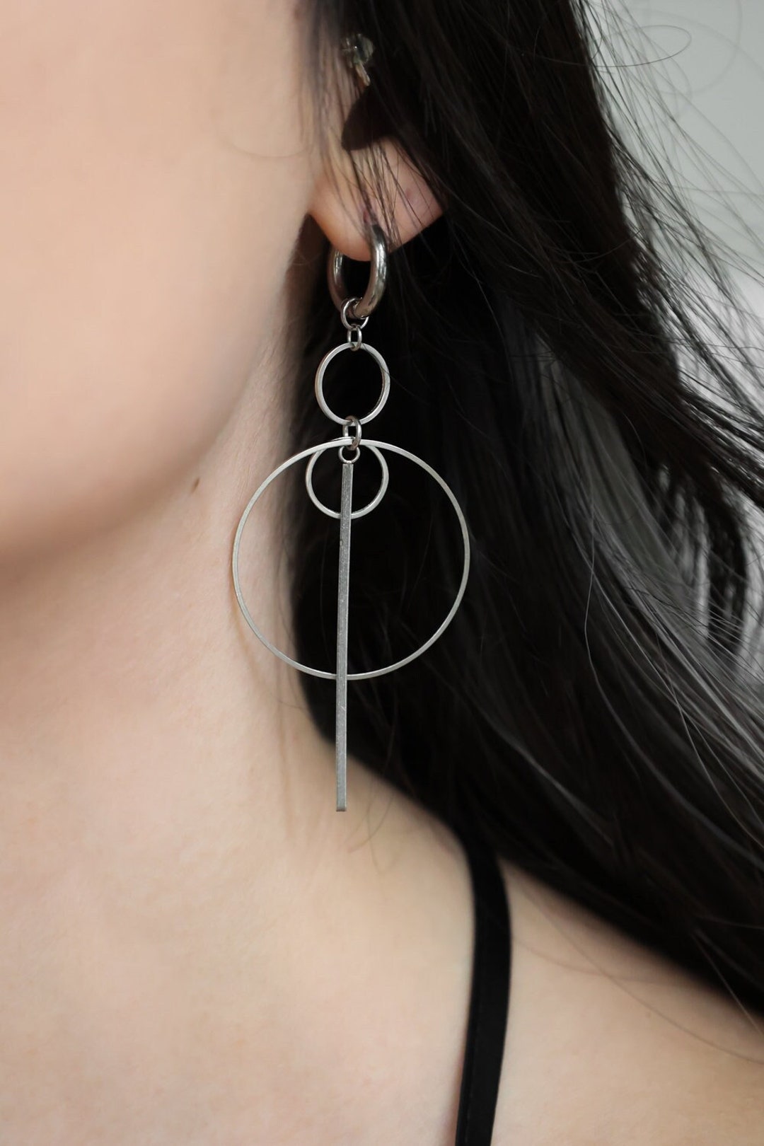 Immolate Earrings | Antiallergenic Stainless Steel Statement Bold ...