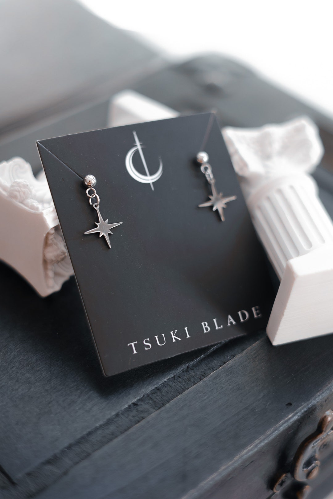 Lunar Strike | Minimalist Star Stud Earrings 316L Stainless Steel | Hypoallergenic Dainty Star Earrings | Everyday Celestial Jewelry | Y2k - Etsy Japan