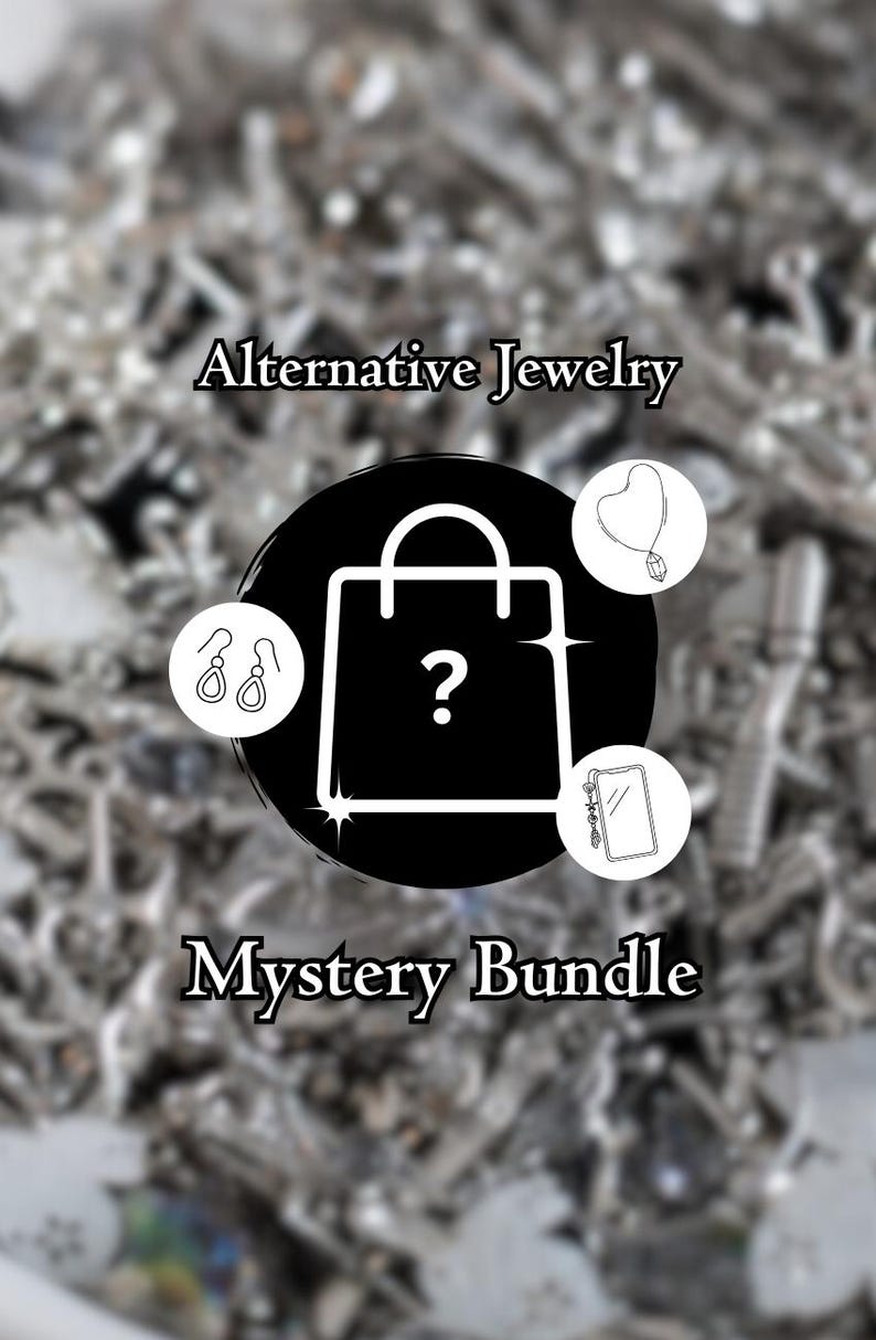 Paquete misterioso / Conjunto de joyas celestiales alternativas / Accesorios de brujería vanguardistas / Paquete de collar y aretes celestiales / Regalo de estética de fantasía oscura