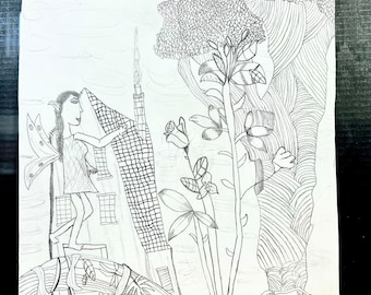 Nature Fairy Fantasy, Fairy Tale Drawing