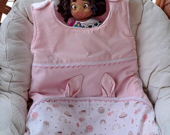 Adjustable baby sleeping bag