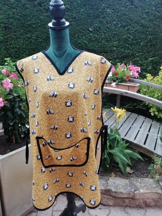 Tablier Chasuble à Nouer avec Imprimés Variés