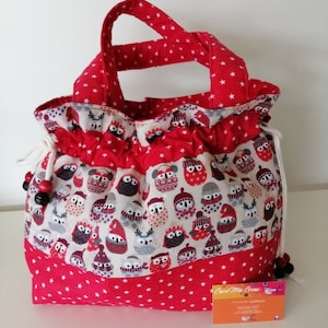 Purse purse printed with Paris monuments