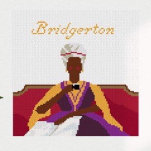 Bridgerton La Reine Modèle De Point De Croix Facile
