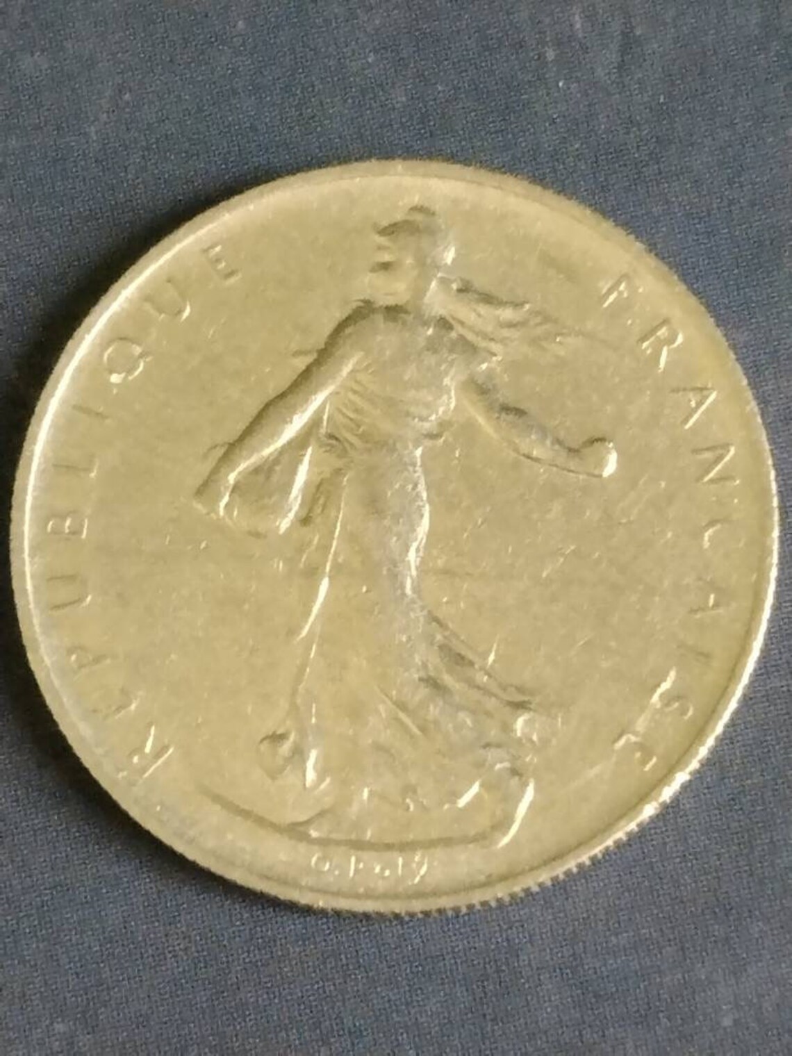 France 1 Franc 1960 With Larger Zero Most Rare Coinfrance  Etsy