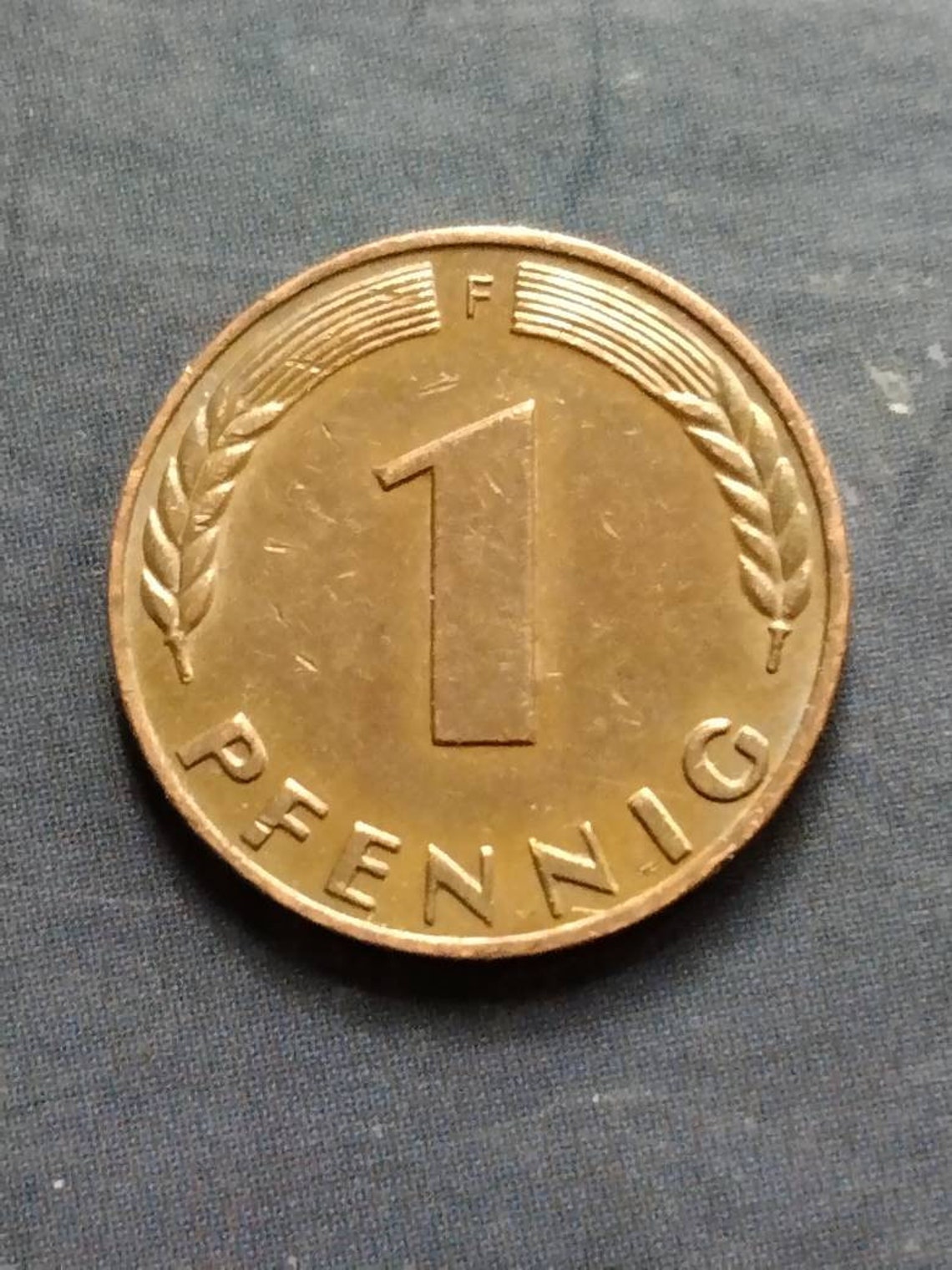 1 Pfennig 1950 F Proof Münze