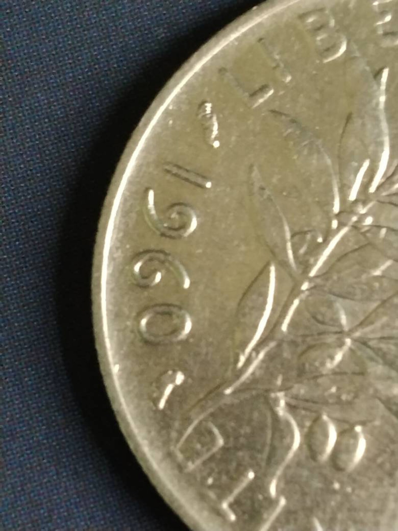France 1 Franc 1960 With Larger Zero Most Rare Coinfrance  Etsy