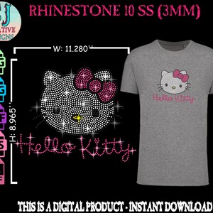 kawaii kitty face Rhinestone,cat Rhinestone,cat Svg,rhinestone,rhinestone template,rhinestone Svg,kitty Template,rhinestone Shirt,cat Cut