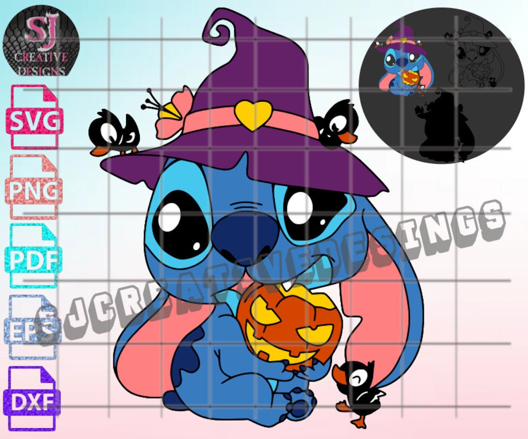 Como Desenhar e Pintar Stitch especial Halloween 