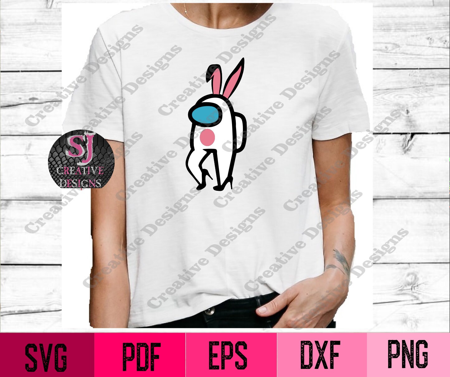 Download Playboy bunny among us svg among us bunny svg among us | Etsy